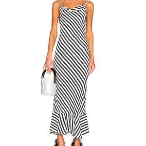 Saloni stella slip dress - perfect transitional piece for the fall ✨🍂🍁🍃